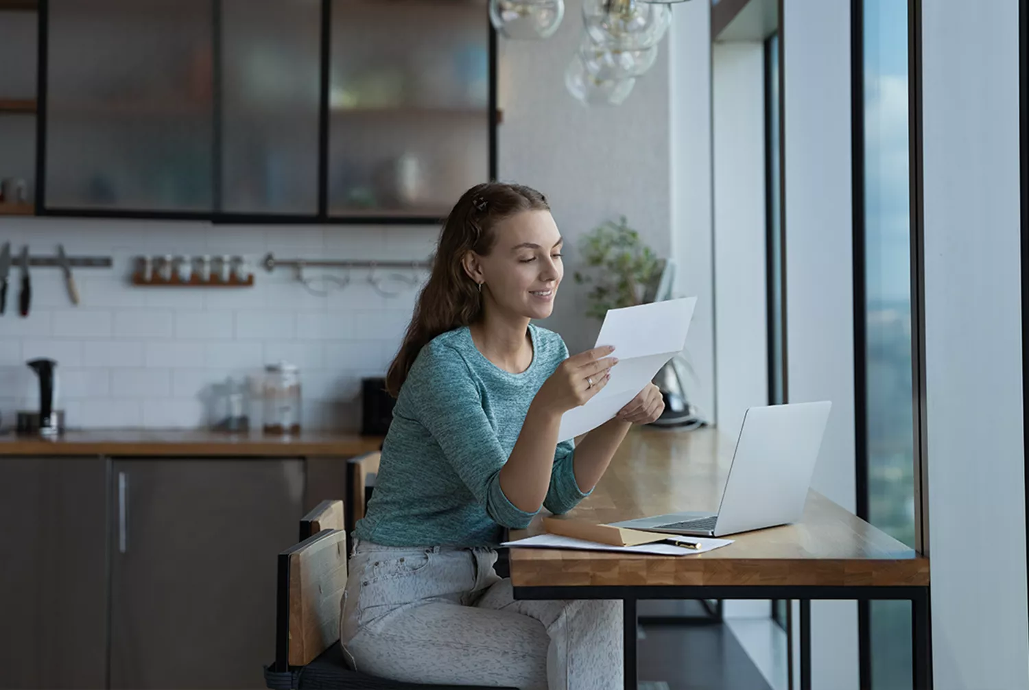 woman reading
