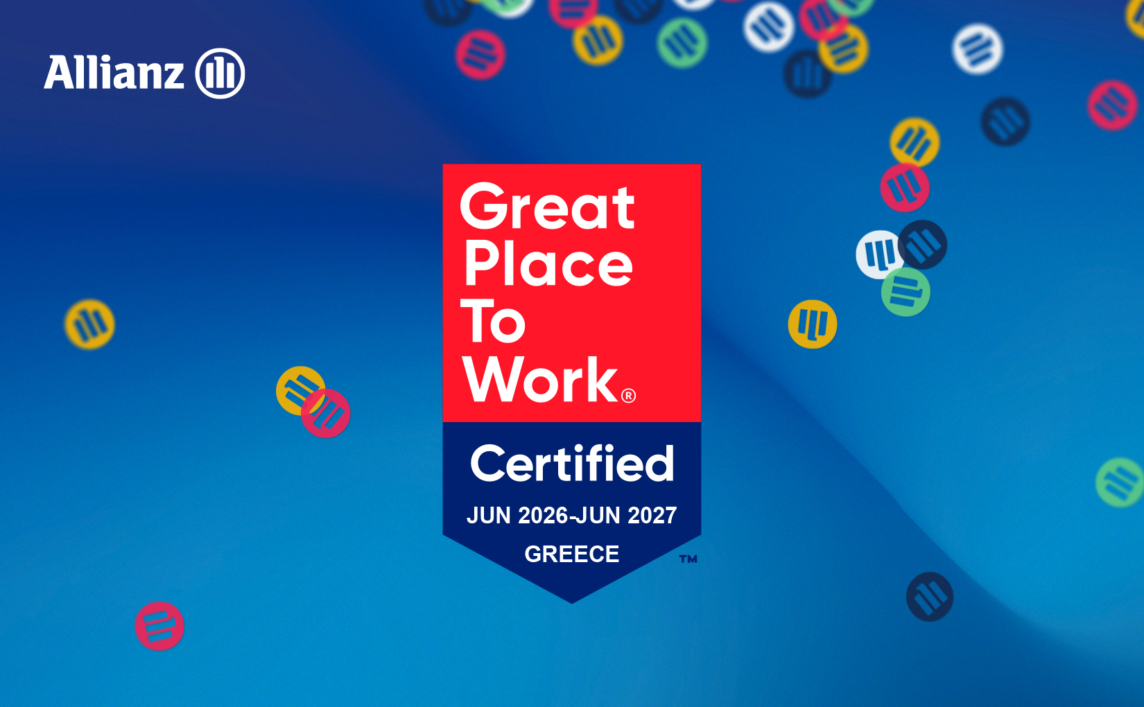 Η Allianz και η Allianz Trade πιστοποιήθηκαν ξανά ως Great Place To Work® για το 2026, επιβεβαιώνοντας τη δέσμευσή τους στη δημιουργία ενός εργασιακού περιβάλλοντος εμπιστοσύνης, συνεργασίας και ανάπτυξης των εργαζομένων.