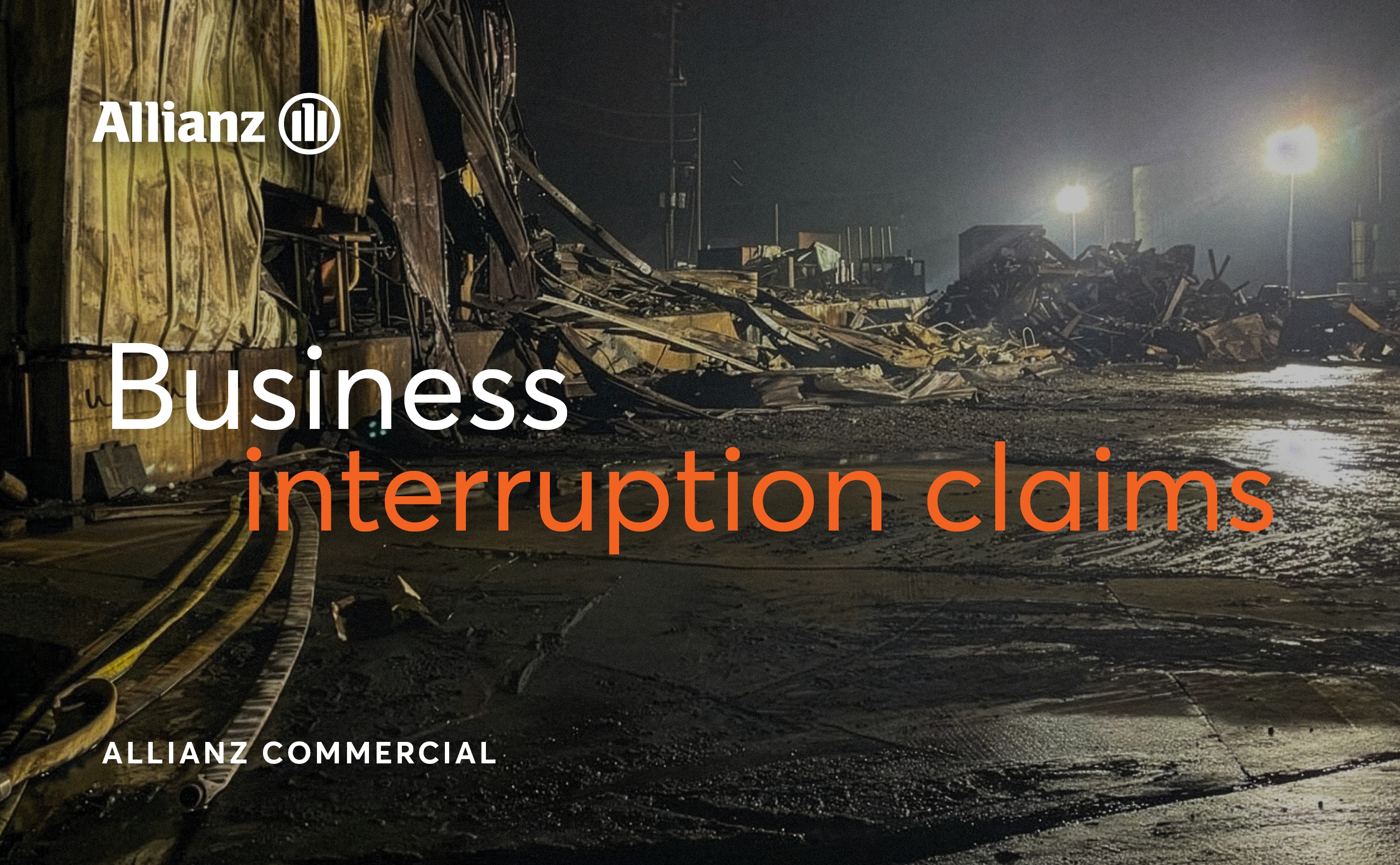 Allianz commercial text in image business interruption claims